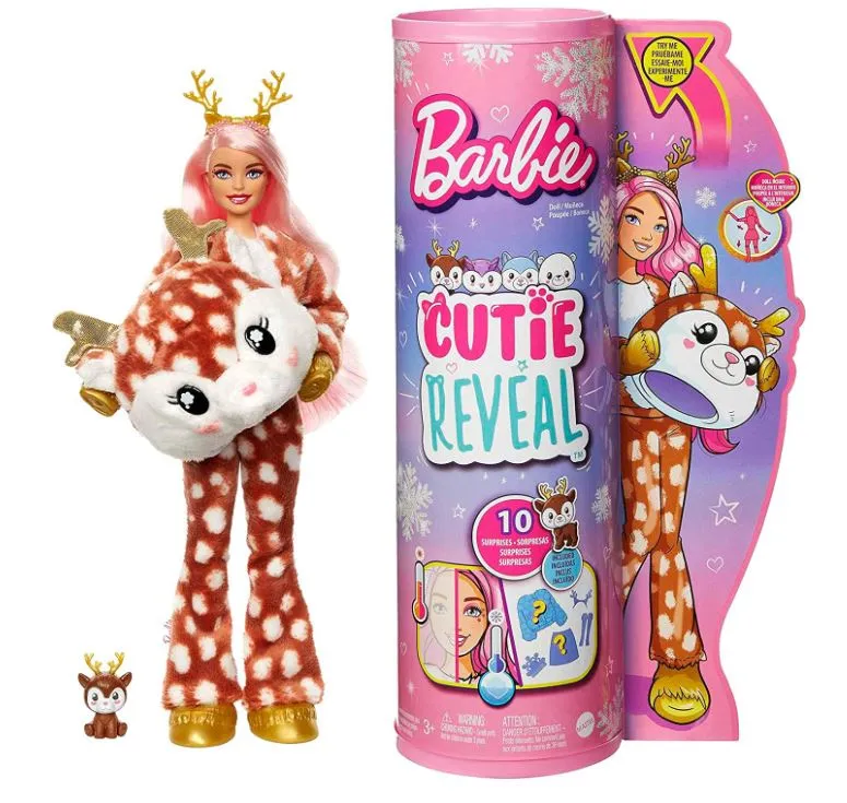 Barbie Cutie Reveal Winter Sparkle Series Deer