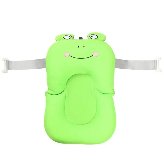 Cartoon Newborn Baby Shower Mat Portable Infant Bath Tubs Air Cushion Kids Bathtub Floating Pad Non-Slip Bathroom Bathing Mats