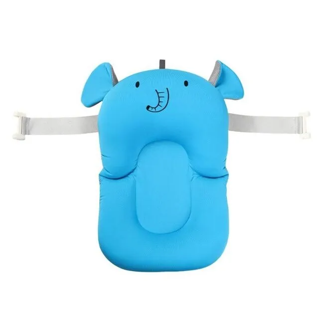 Cartoon Newborn Baby Shower Mat Portable Infant Bath Tubs Air Cushion Kids Bathtub Floating Pad Non-Slip Bathroom Bathing Mats