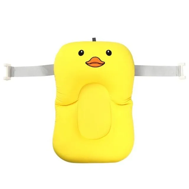 Cartoon Newborn Baby Shower Mat Portable Infant Bath Tubs Air Cushion Kids Bathtub Floating Pad Non-Slip Bathroom Bathing Mats