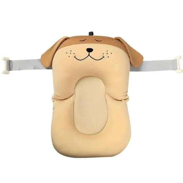 Cartoon Newborn Baby Shower Mat Portable Infant Bath Tubs Air Cushion Kids Bathtub Floating Pad Non-Slip Bathroom Bathing Mats
