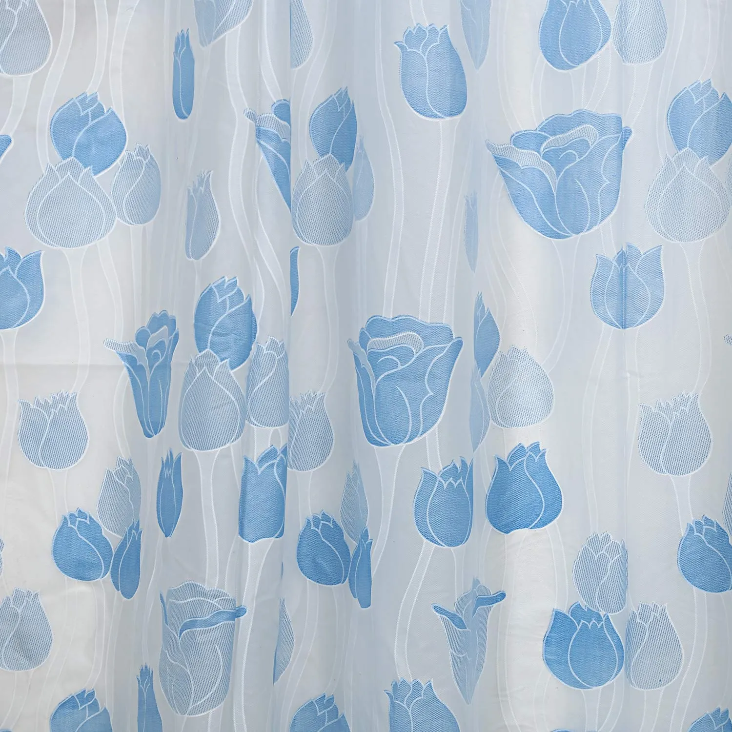 Kuber Industries Shower Curtain & Bathmat Set | Non-Slip Bath mats for Bathroom | Easy-Slide Curtains | Polyester Curtain or Bathmat for Bath Décor | XTL329-3T | 18 Pcs Set | Multicolor