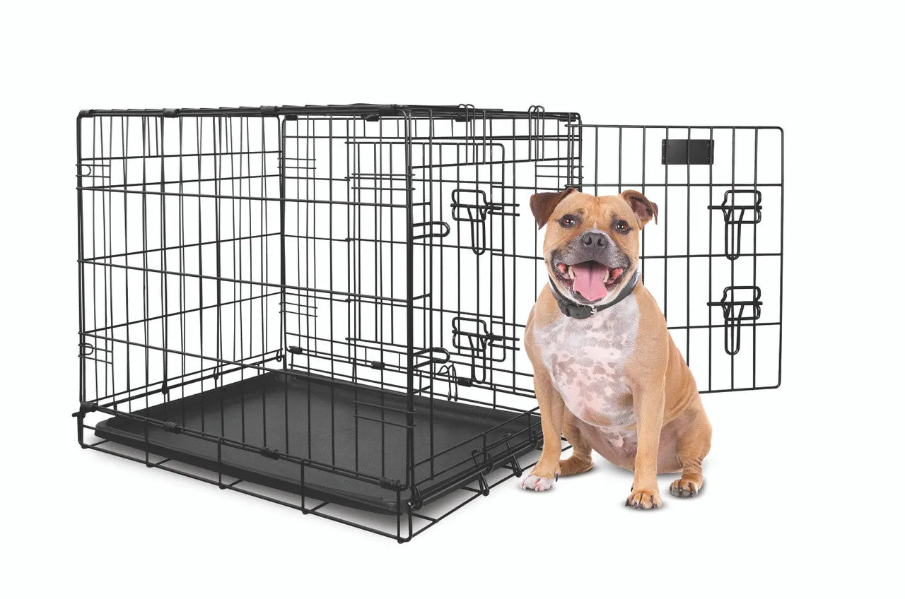 Yours Droolly Double Door Dog Crate
