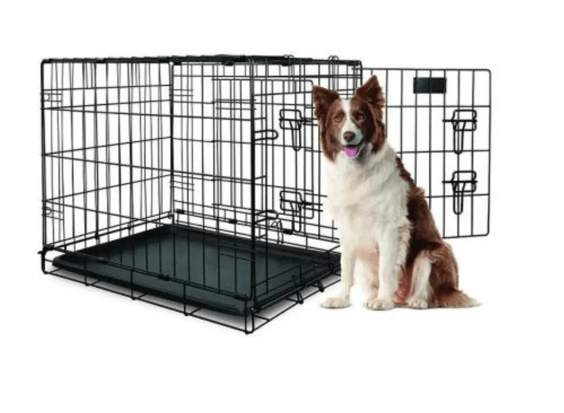 Yours Droolly Double Door Dog Crate